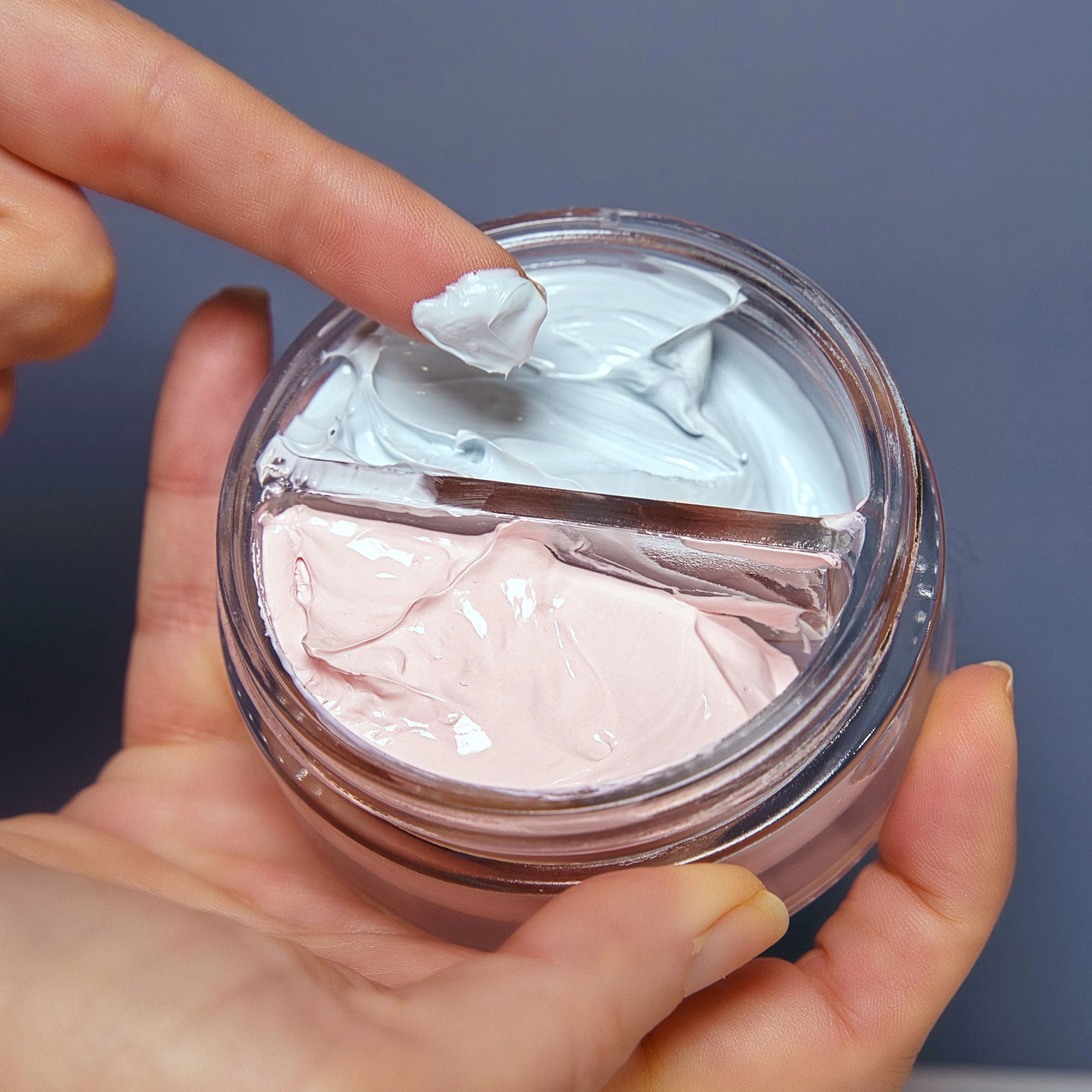 قناع الطين النباتي 2 في 1