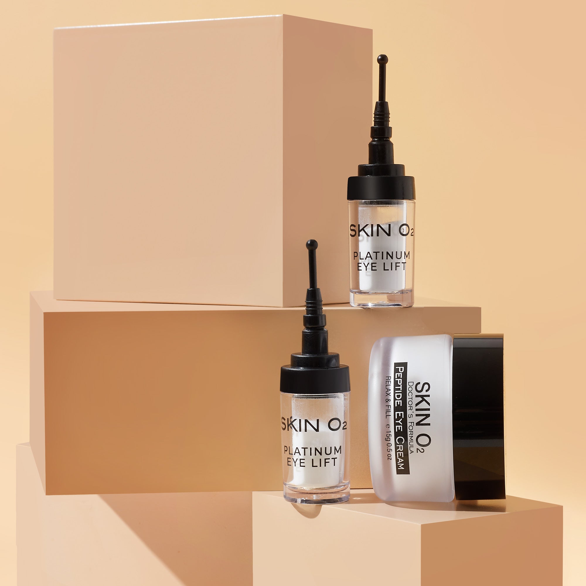 كريم الببتيد للعين + شد الجفون البلاتيني