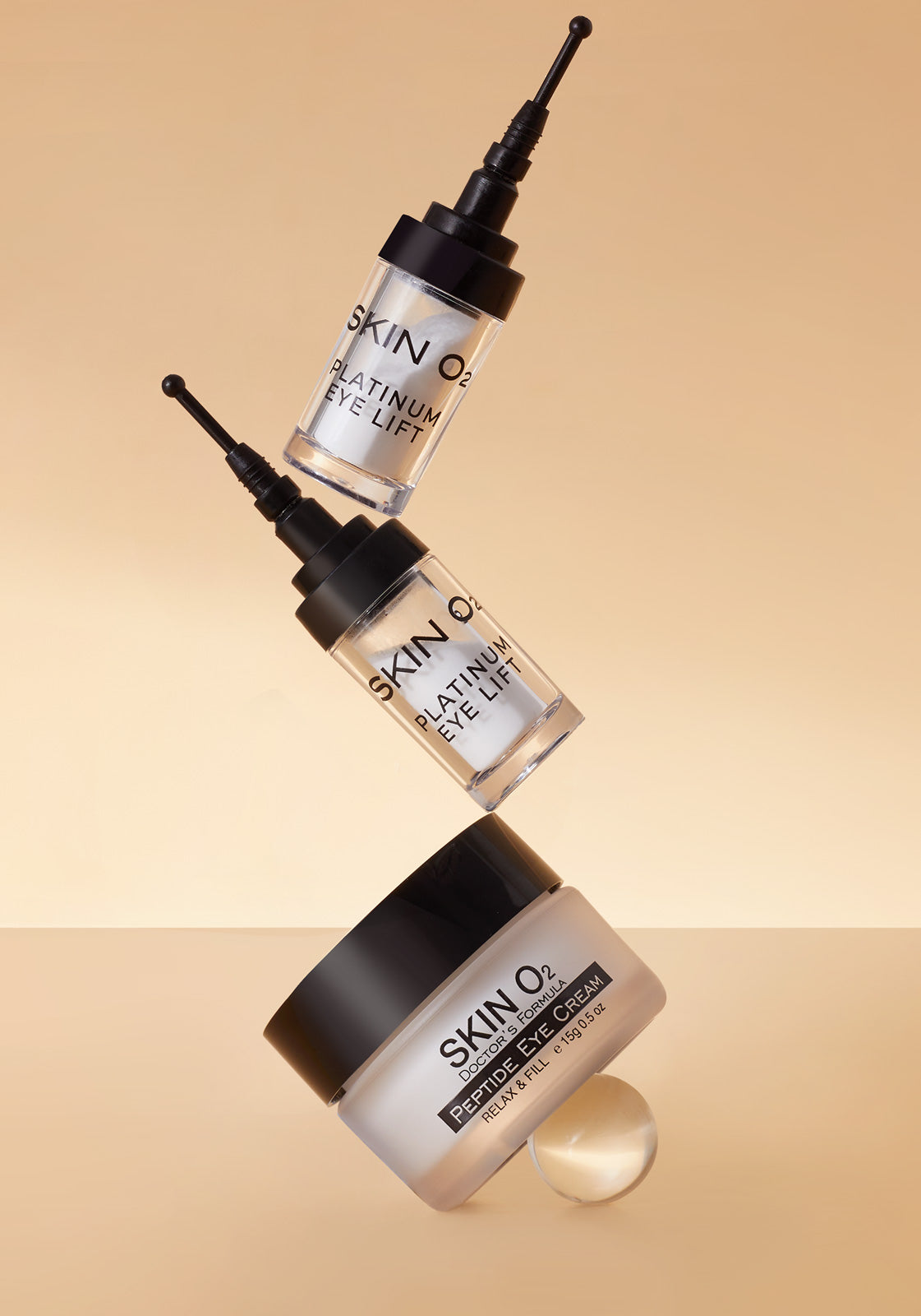 كريم الببتيد للعين + شد الجفون البلاتيني