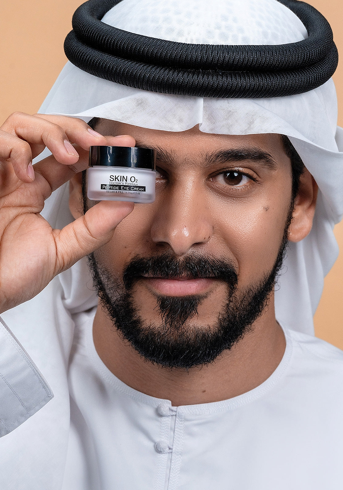 كريم الببتيد للعين + شد الجفون البلاتيني