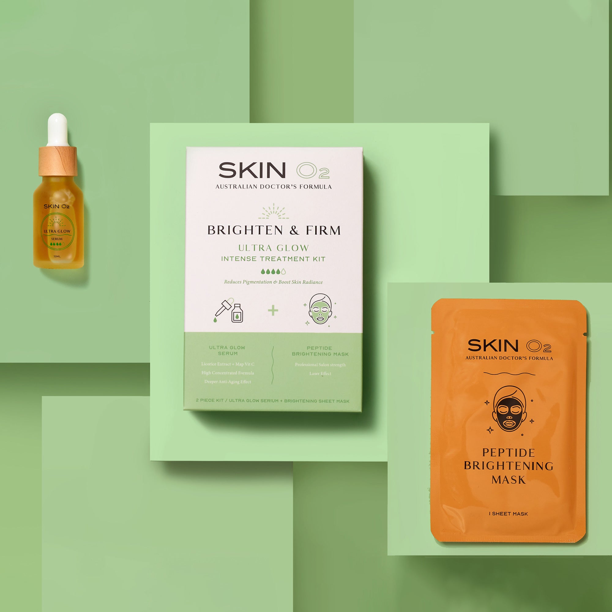 سيروم فائق التوهج + قناع الببتيد مجانًا